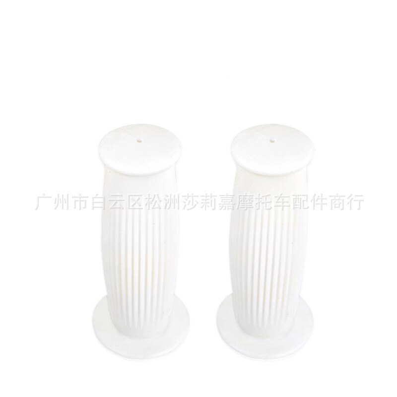 retro scooter handle bar retro accessories scooter grips cafe racer motorbike handlebar for harley style moto grip motorcycle: White