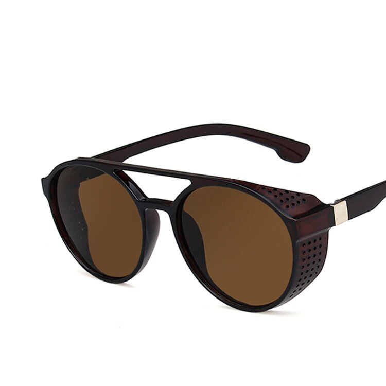 Iron Man 3 TONY Stark occhiali da sole da pesca uomo Rossi rivestimento Retro Vintage Designer occhiali da sole occhiali da sole da pesca: 1 Pcs Brown