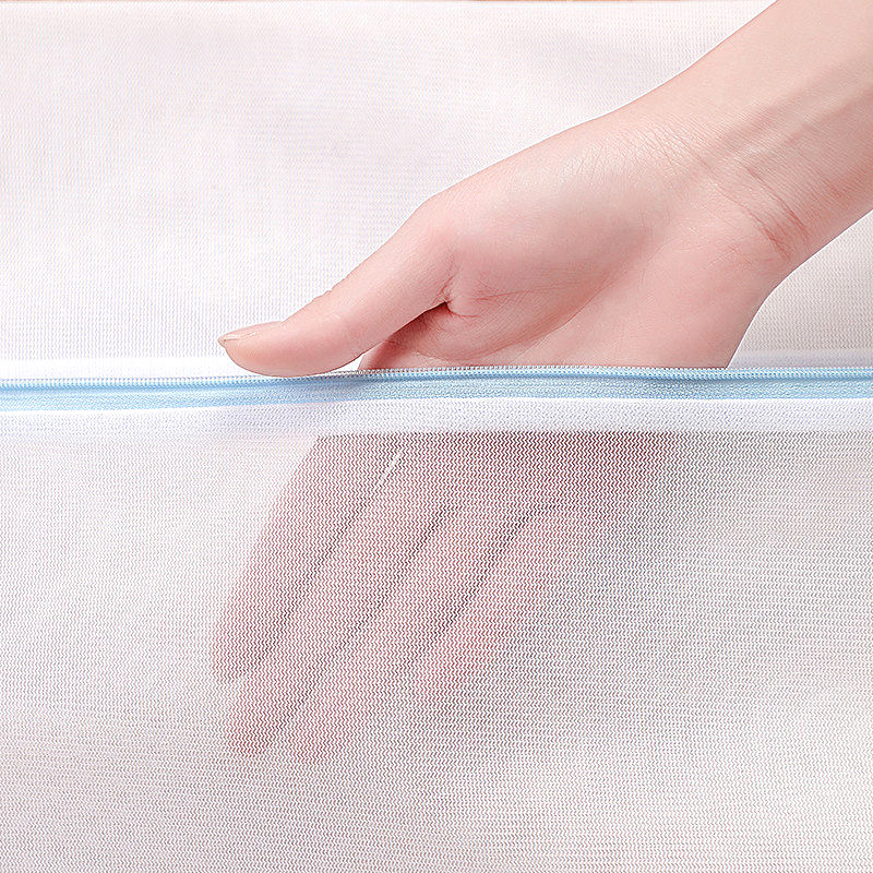 Blue Zipper Mesh Wash Bags Household Washing Machine Bag For Laundry Underwear Bra Socks Dirty Clothes Organizer Laundry Baskets