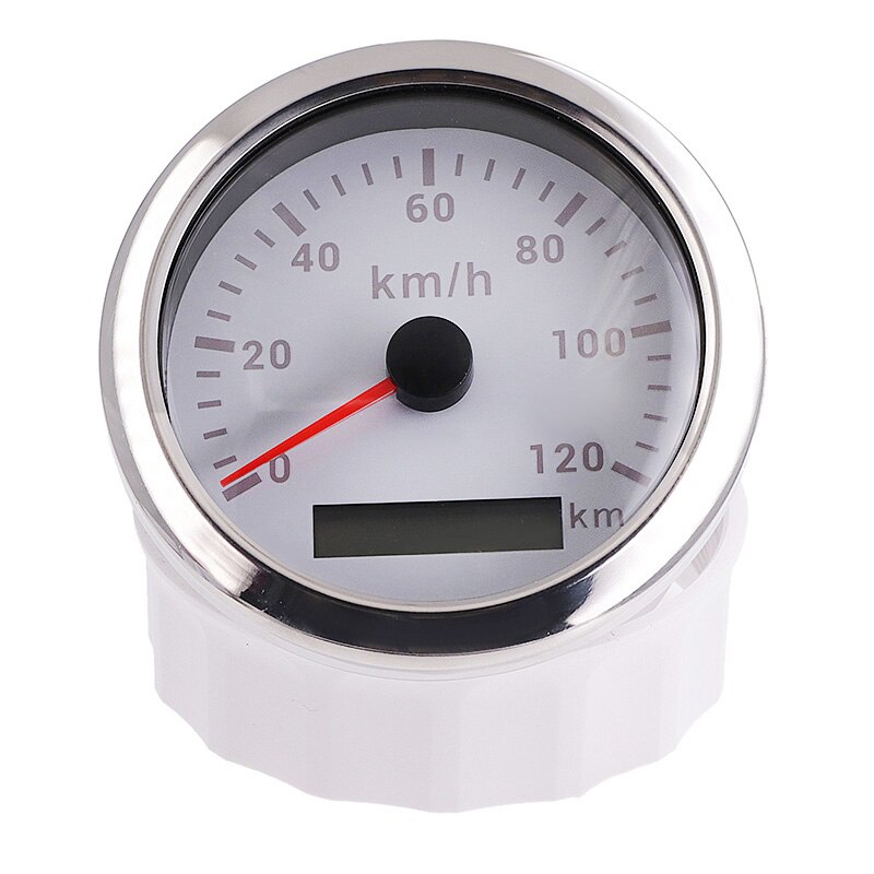 120 200 km/h GPS SPeedometer Gauge 85MM Waterproof Speedometer With Red Backlight For Car Truck Boat Marine