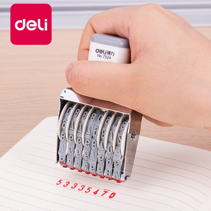 8-digit Date Seal Number Adjustable Production Date Planner Stamps Bullet Journal Diary Stamp Numbering Machine Office Supplies