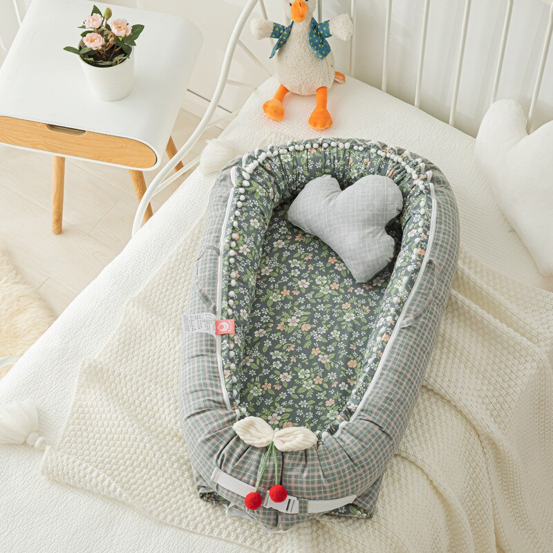 Lit bébé berceau pliable Anti sursaut berceau amovible et lavable isolé lit bébé Corral Para Bebe parc bébé tente de jeu: 1