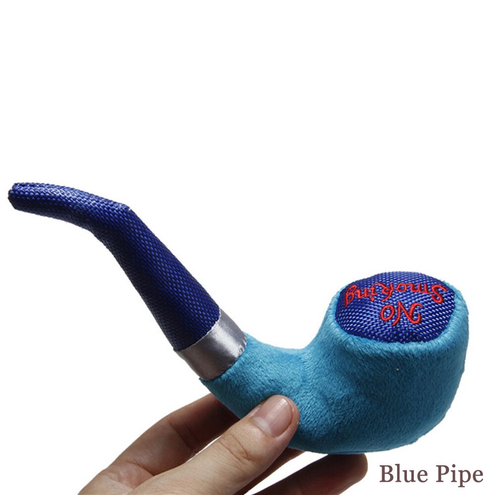 Miflame Large Dogs Toys For Pet Accessories Labrador Poodle Toys Dinosaur Small Dog Supplies Squeaky Puppy Toy For Pet Toy Chew: Pipe blue
