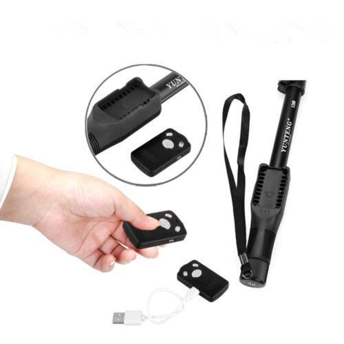 Yunteng YT 1288 Selfie Stick z wyciągnikiem z Bluetooth zdalna migawka smartfony klip Monopod