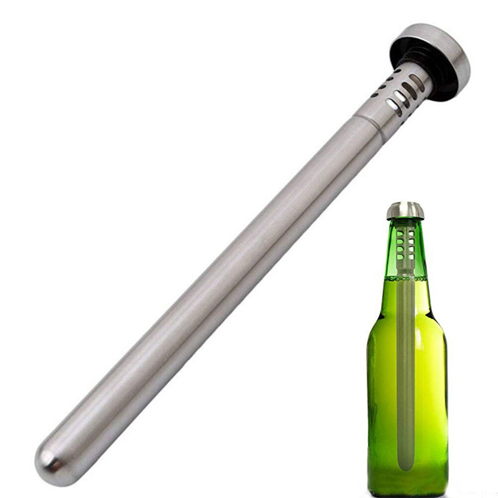 Stainless Steel Eco Friendly Non Toxic Portable Rapid Chilling Bar Beer Chiller Physical Frozen Cooler Sticks Cooling Rod Simple