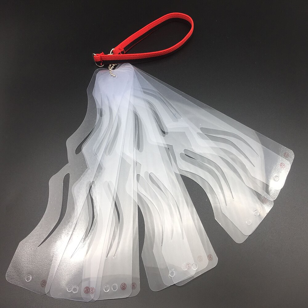 12 pcs Reusable DIY Eyebrow Stencil Eyebrow Template Magic Eye Brow Shaper Makeup Template Eyebrow Grooming Shaping Stencil