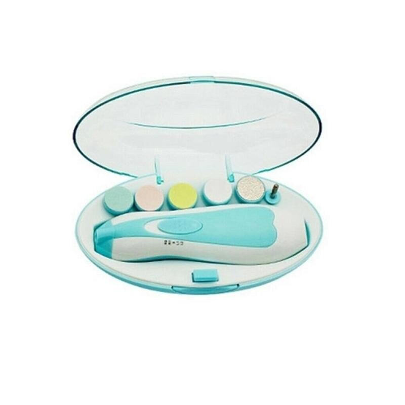 Elektrische nagelknipper voor baby's, kinderveiligheid, pedicure, tondeuse, abs-schaar, nagelgereedschap, snijder, babyverzorgingssets