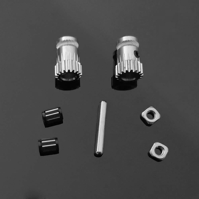 2X 3D Printer MK3 Drive Gear Extruder Dual Gears Kit Drive Gears Extrusion Wheel for Prusa I3 MK2 MK2S 3D Printer
