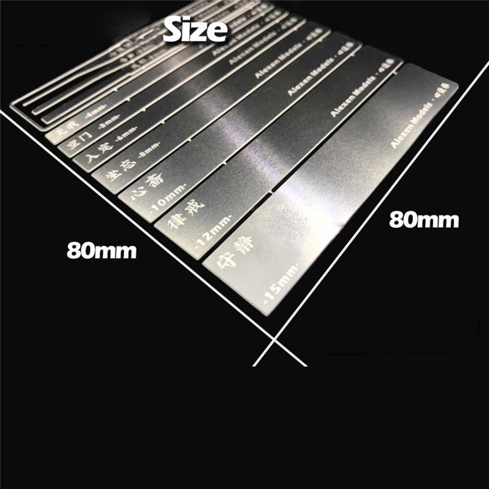 10 in 1 Stainless Steel Model Grinding Stick File Set Craft Tools For Alexen AJ0069 Model