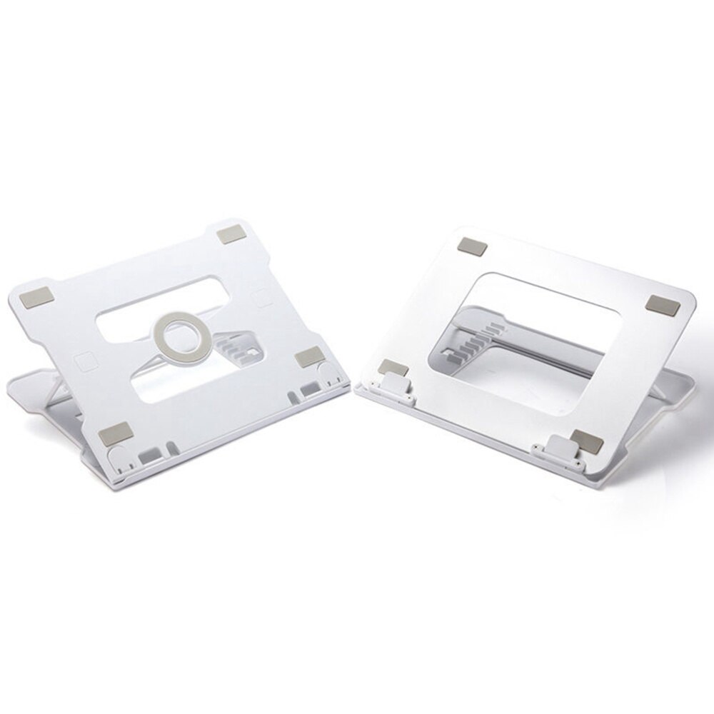 Aluminium Laptop Stand Draagbare Computer Houder Laptop Thuis Desktop Cooling Beugel Opvouwbare Computer Beugel (Plastic Pane