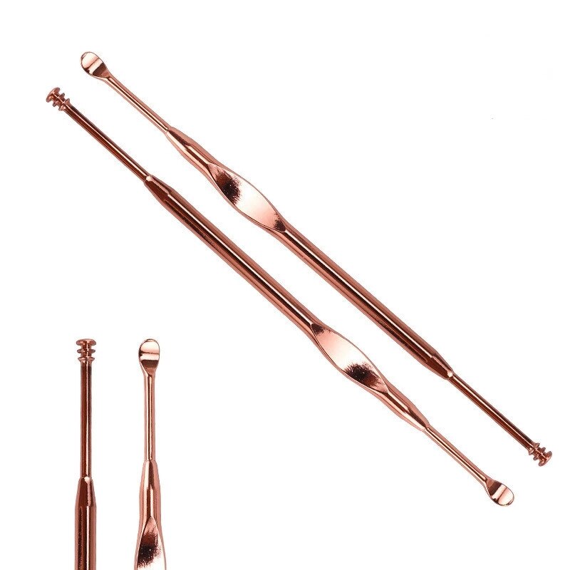 Portable Ear Wax Cleaner Ear Massage Earpick Earwax Removal Tool Stainless Steel Earwax Remover Health Care Tool