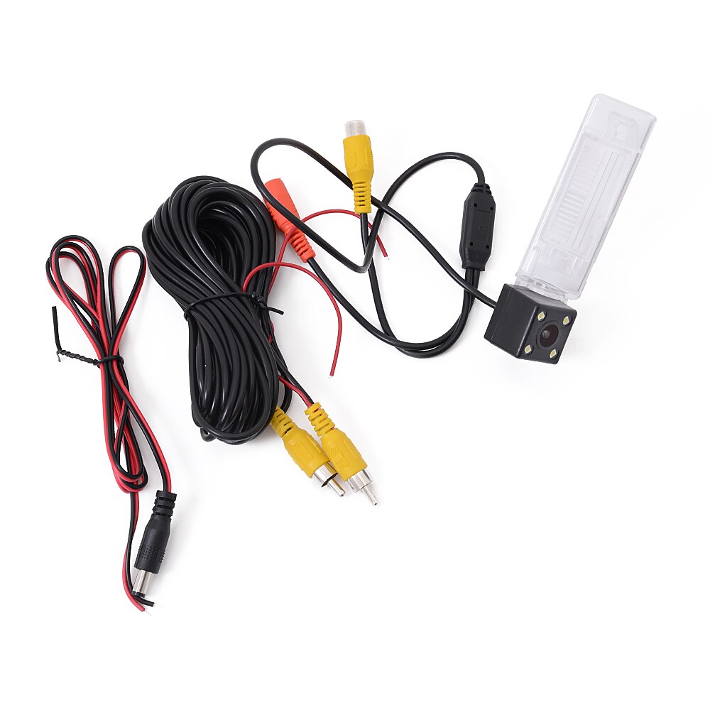 CCD Car Reverse Camera For Nissan Versa saden 2007 LED Light Auto Rear View Backup Review Reversing Parking Kit