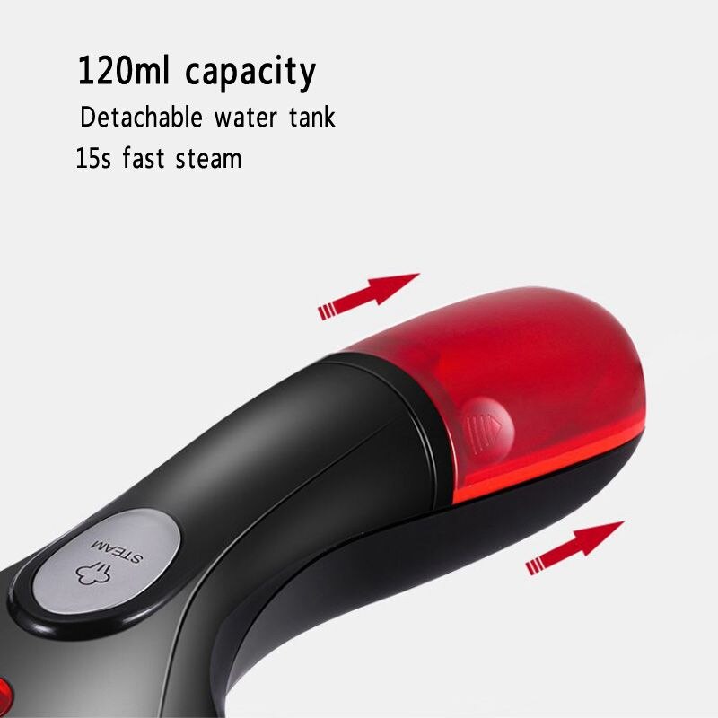 EU Stecker Handheld Dampfer Kleidung 1500W Kleidungsstück Dampfer 15S Schnelle-Wärme Tragbare Dampf Eisen Für Kleidung Dampf pinsel Bügeln Machin