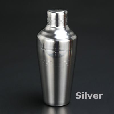 410ml japansk stil rustfrit stål cocktail shaker bar shaker bartender værktøj bar værktøj: Sølv 410ml