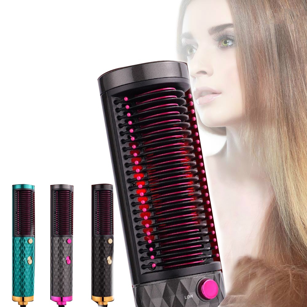 -air Brush Hair Salon Straightening Fast Hairdryer Air Comb Straightener Blower Hairstyling Tools