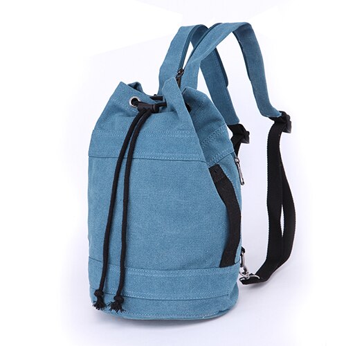 Snap tours bolsa de viaje de lona de dos tamaños para hombre, gran capacidad, bolsa de fin de semana para hombre, Mochila deportiva grande, equipaje de mano: SKY BLUE-SMALL