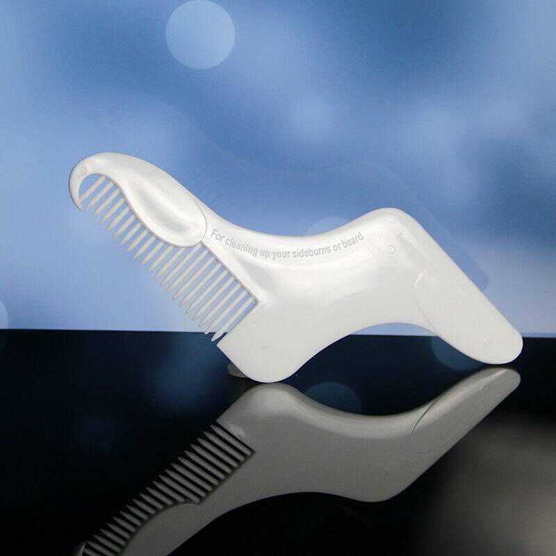 The Beard Bro-Beard Peigne saillant pour hommes, outil pour des lignes parfaites, coupe modèle T,