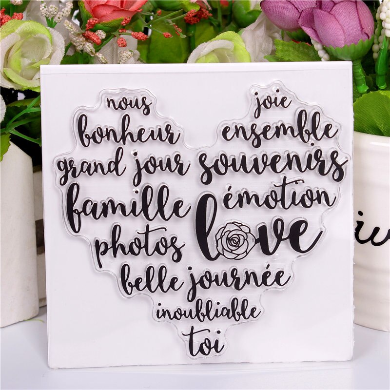 Petite feuille de timbre en caoutchouc Silicone Transparent, porte-timbres en caoutchouc, bricolage mignon motif, cartes de papier pour Album Photo, Scrapbooking: 37