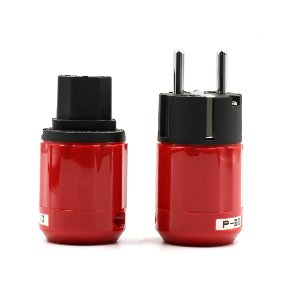 Audio Grade Rhodium Schuko Plug & IEC Connector - DIY Power Cable Set