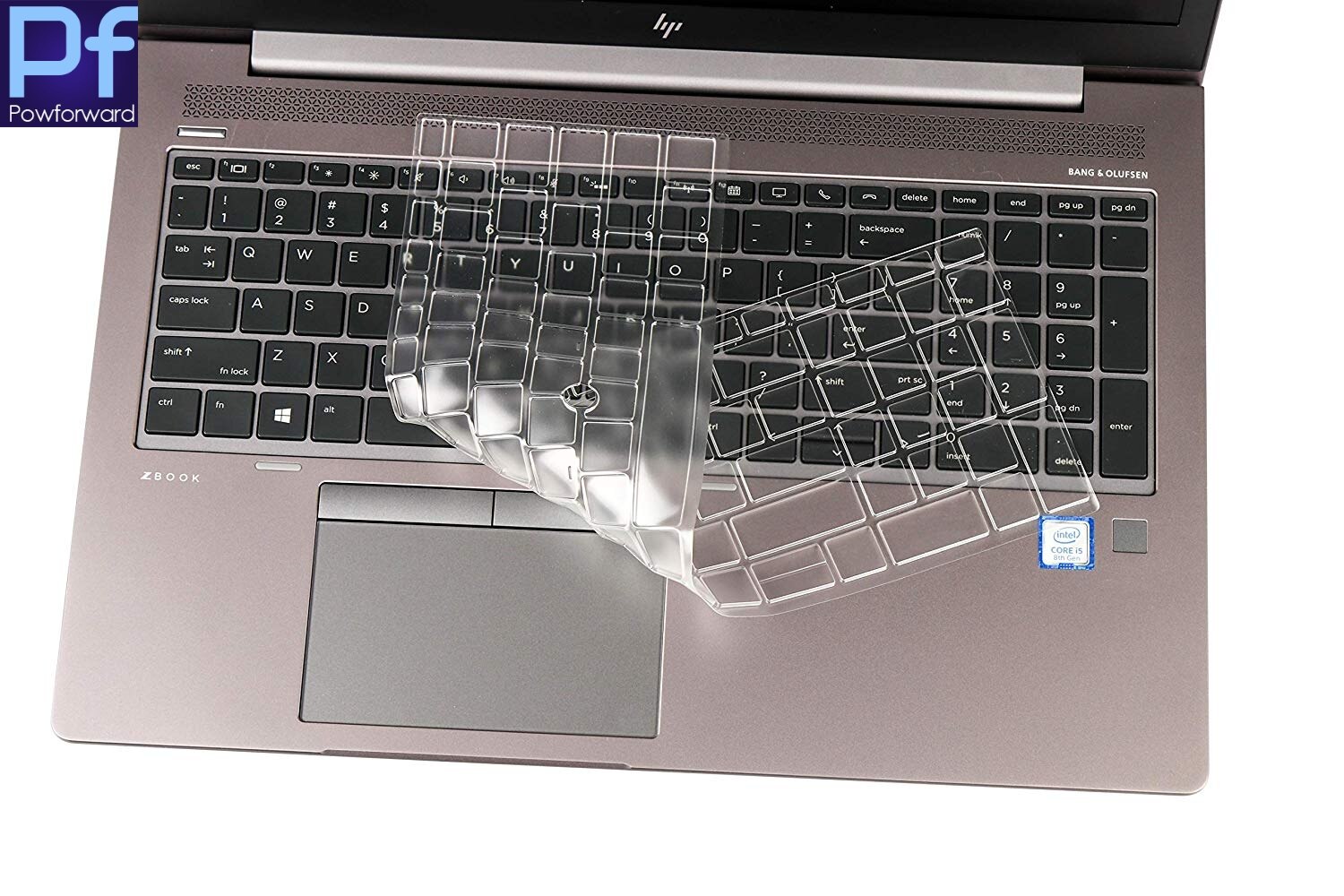 Prämie Silikon Tastatur Abdeckung Kompatibel 15.6 "HP ZBook 15u G5 für HP EliteBook 850 G5 / EliteBook 755 G5 Laptop