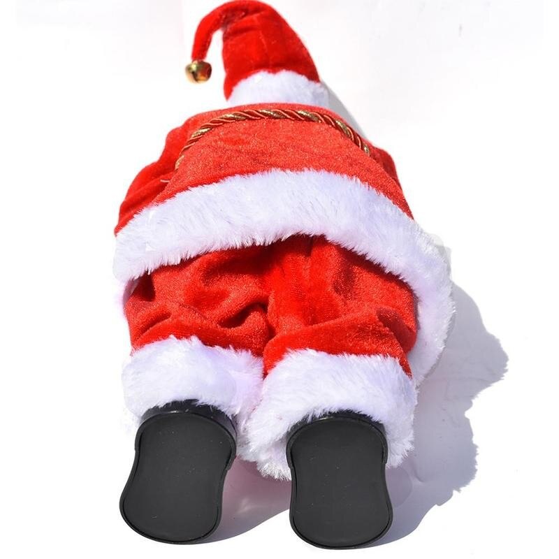 Danza Santa Claus música Navidad juguetes para niños nuevos juguetes adornos calle decoraciones invertida Navidad eléctrica niños Q7W4