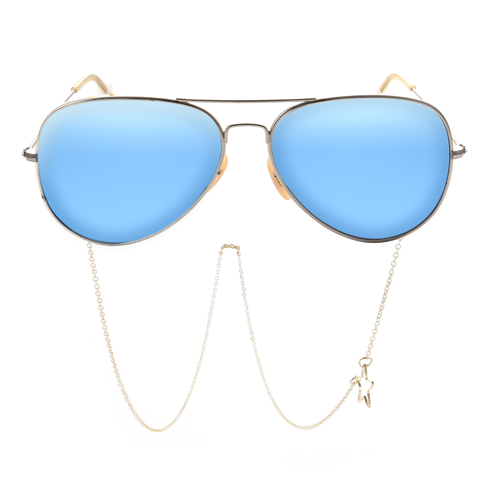 Lunettes porte-chaîne pour femmes creux pentagramme lanière lunettes sangle lunettes de soleil cordons décontracté lunettes accessoires DJ-157