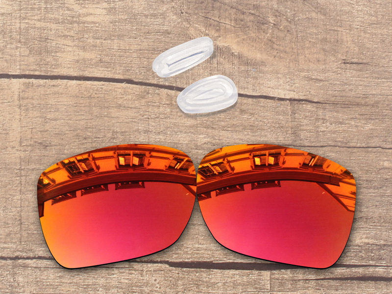 Vonxyz lentilles de rechange polarisées + choix de couleur | 20 +, choix de couleurs, tampons nasaux pour-cadre Oakley déviation OO4061: Ruby Mirror