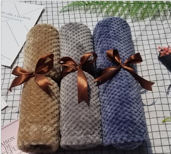 Ananas pläd sammet plysch enfärgad filt supermjuk fleece flanell sängöverdrag överkast sängkläder pläd vuxen