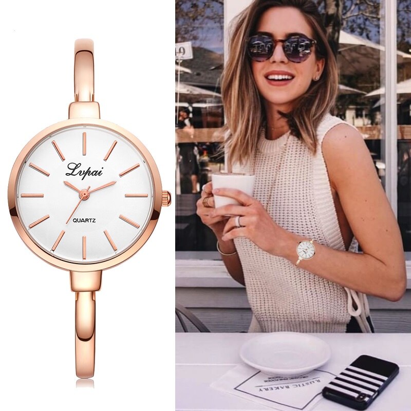 Relogio Feminino Rose Gouden Armband Horloge Vrouwen Horloges Quartz Dames Horloge Casual Stalen Horloge Klok Reloj Mujer