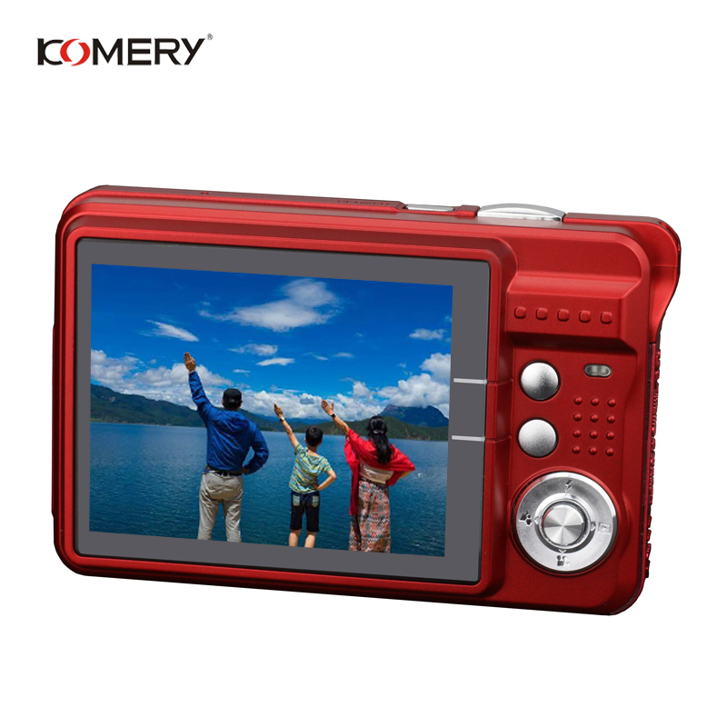 KOMERY Original Digital Camera 2.7 Inch TFT Screen CMOS 5.0MP Anti-shake 8X Digital Zoom 1800w Pixel Video Camera Selfie camera