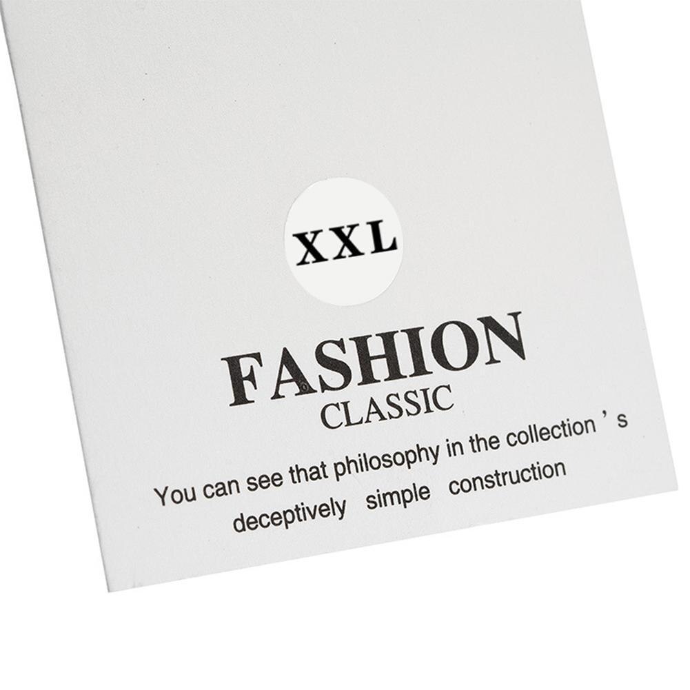 Etiquetas de tamaño autoadhesivas de papel para ropa, zapatos, tamaño, etiqueta adhesiva, tamaño Xs/S/M/L/Xl