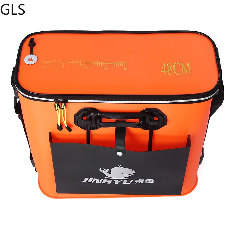 Draagbare Vissen Tas Water Emmer Opslag Dozen Inklapbare Dikker Live Aquarium Water Emmer Outdoor Camping Visgerei