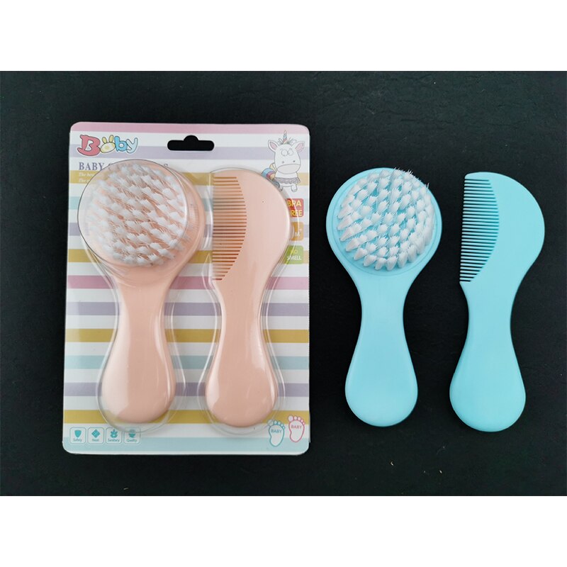 Natuurlijke Zachte Baby Borstel Houten Handvat Borstel Haar Kam Zuigeling Kam Head Massager Haarborstel Baby Care