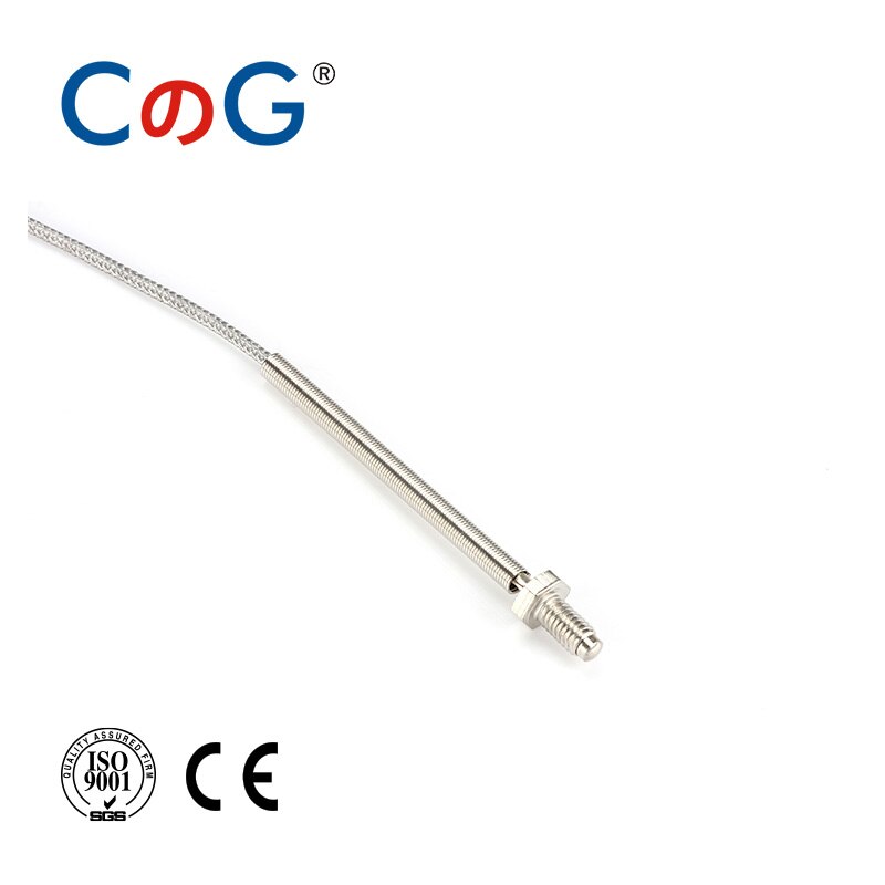 Cg WRNT-02 M6 Schroef K J PT100 Type 1M 2 M 3M 5M Draad Kabel Thermokoppel Temperatuur sensor Voor Industriële Temperatuur Controller