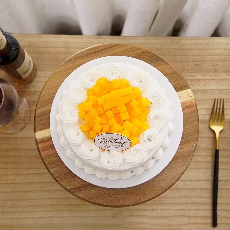 Cake Opslag Houten Cake Pan Platen Europese Stijl Bruiloft Schieten Props Massief Houten Pallet Dessert Cake Stand Trays
