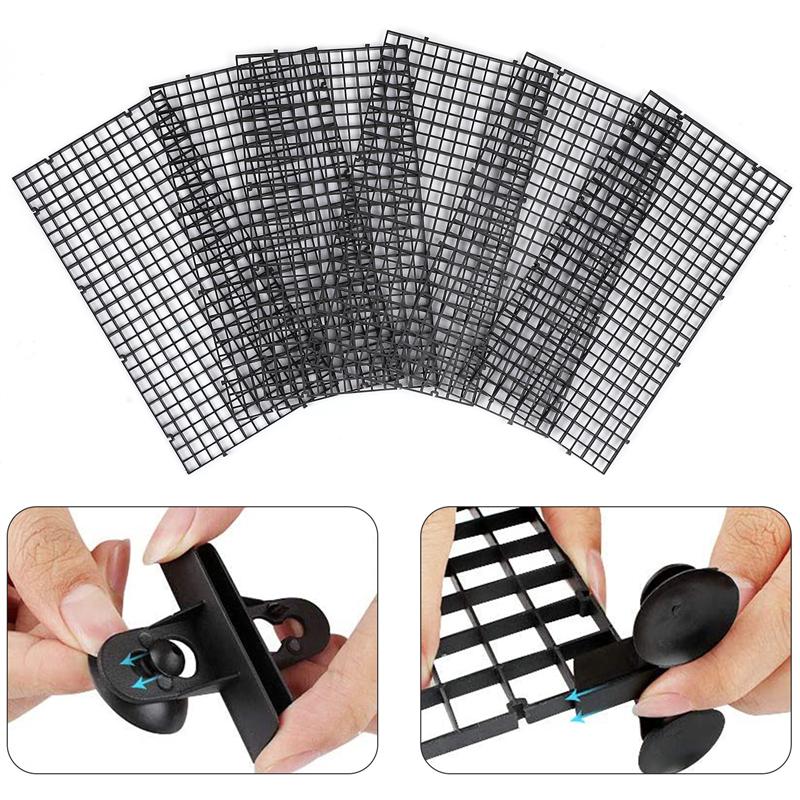 Panneau de séparation pour Aquarium 6 pièces, séparateur pour Isolation Aquarium, maille filtrant, cloison Anti-rotation