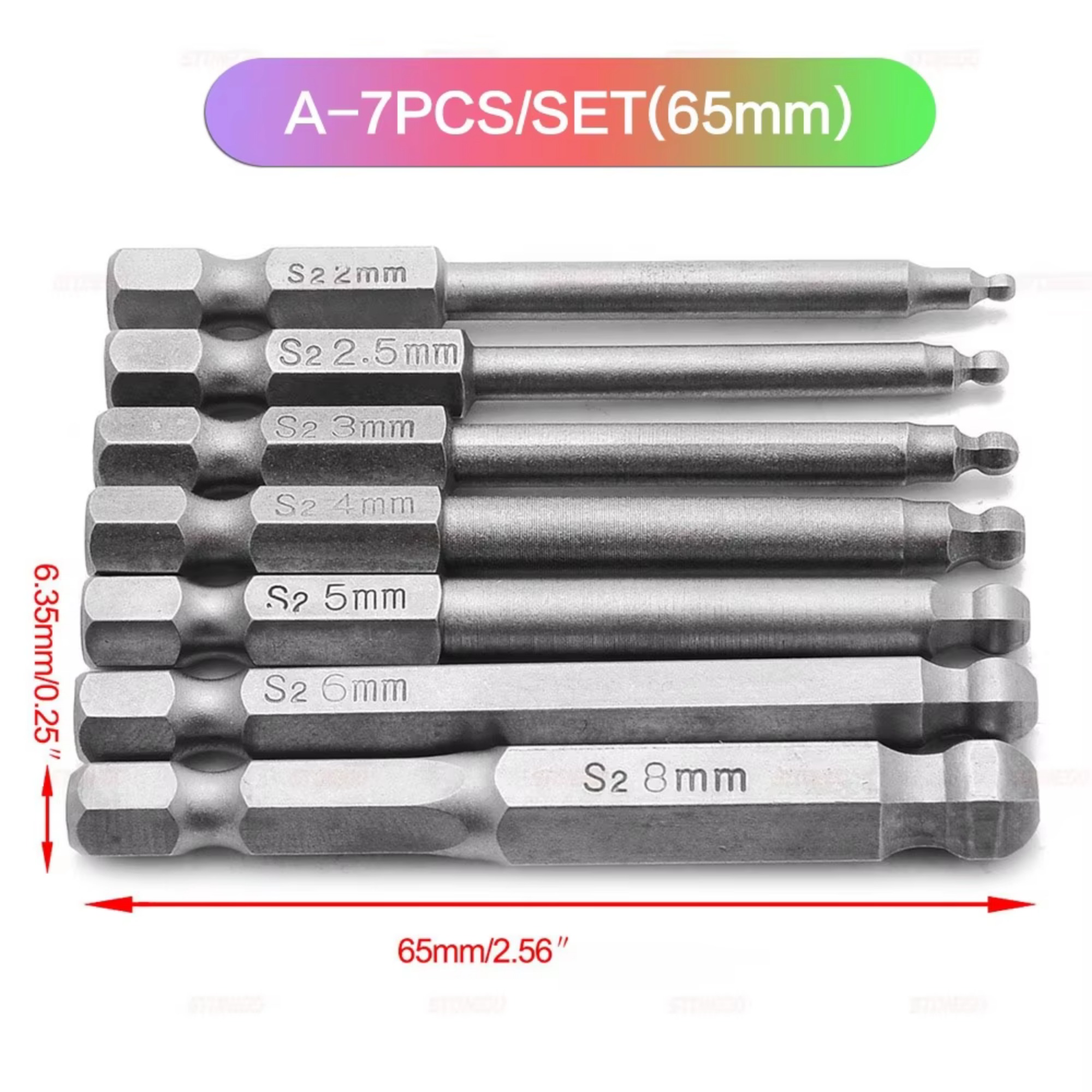 Embouts de tournevis carrés S2 - Outils durables et polyvalents