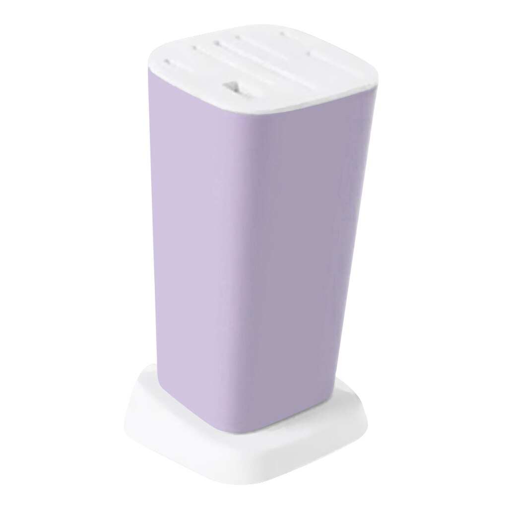 Kitchen Knives Holder Plastic Kitchen Block Dock Drying Rack for Fruit Knife/Kitchen Knives/ Kitchen Scissors: Purple