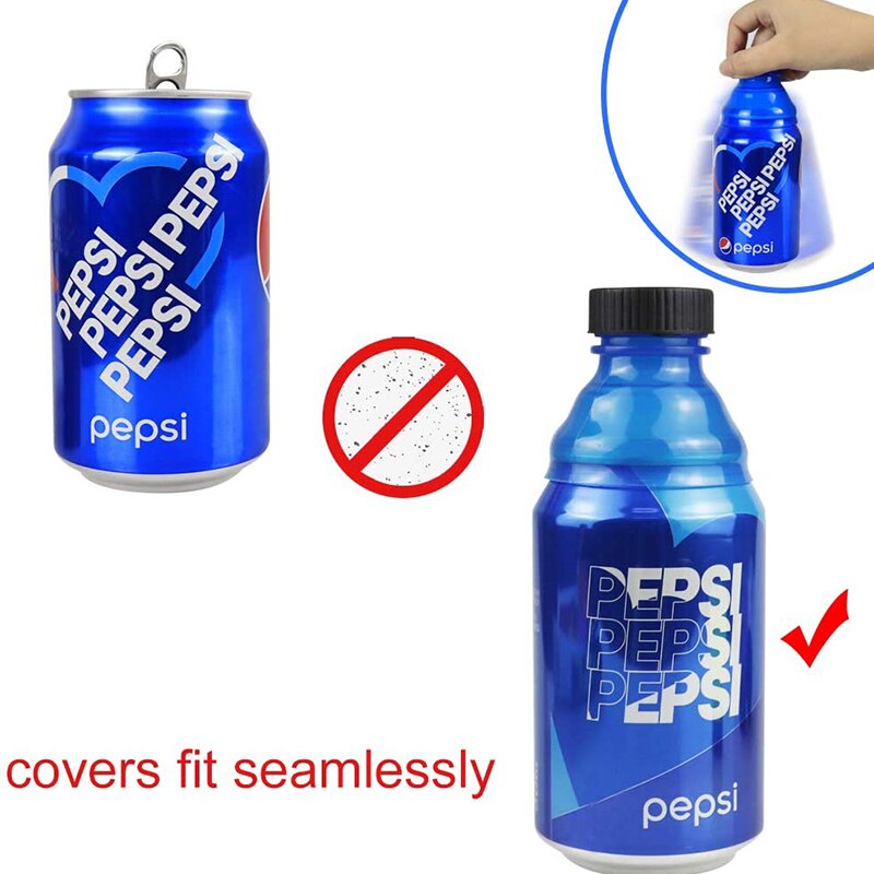 Can Cover Bottle Top Lid Soda Saver Caps Top Can Cover Fizz Coke Drink Soda Lid Cap Wine Bottle Stopper Flip Protector Reusable