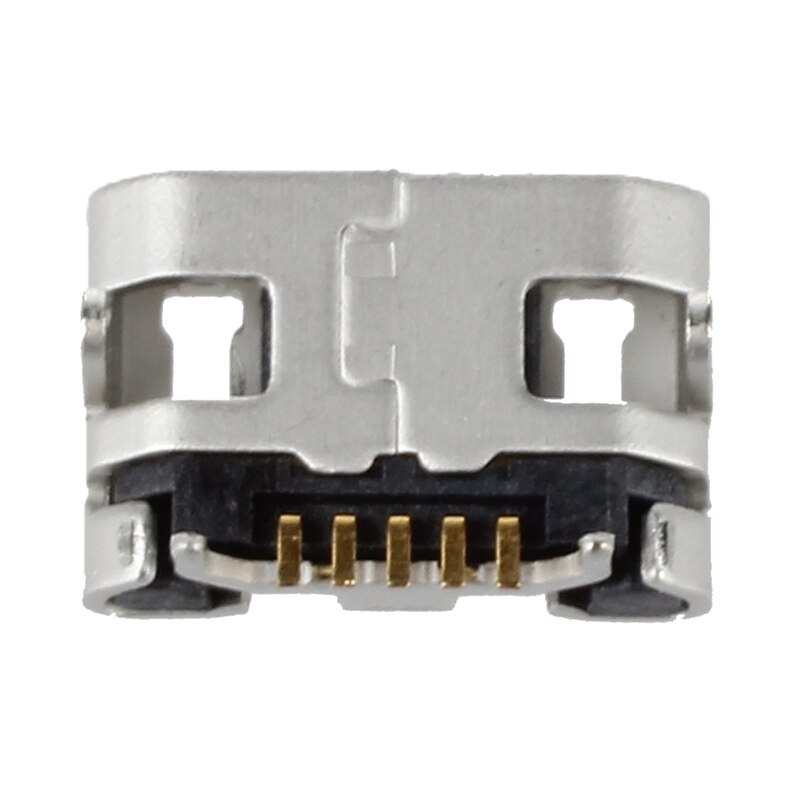 10 stk type b micro usb hun 5- pin jack-port-stikstik-reparationsdele, der bruges meget til telefontilbehør, pcb-stik