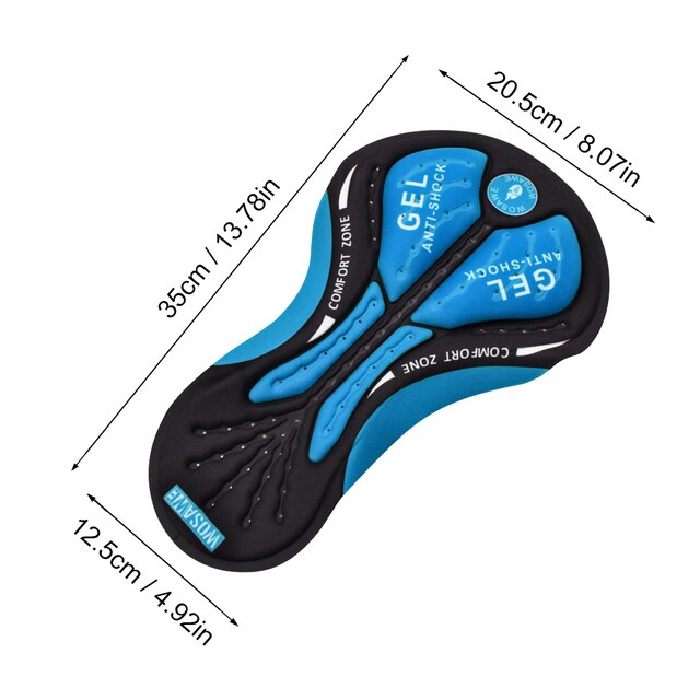 Wosawe Mannen Vrouwen Fietsen Ondergoed Padded 5D Gel Pad Fiets Shorts Ondergoed Underpant Ademend Comfortabel Kussen: BL302-L