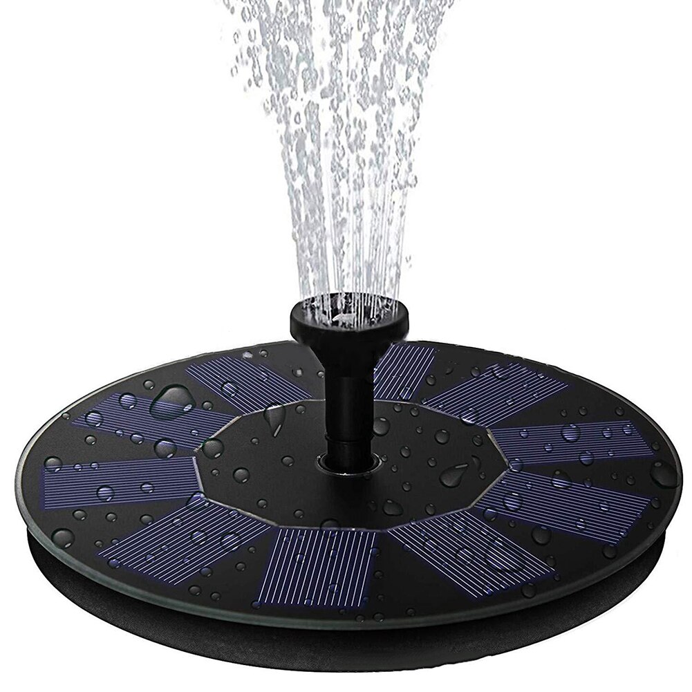 9V3W Solar Fontein Pomp Draagbare Led Drijvende Zonne-energie Fontein Pomp Voor Vogelbad Tuin Achtertuin Vijver Zwembad: 2.5W