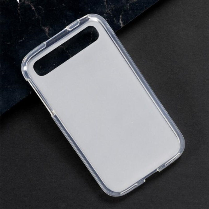 Phone Back Case For BlackBerry Classic (Q20) 3.5" Silicone Smartphone Phone Protective Back Shell Soft TPU Case: WHITE