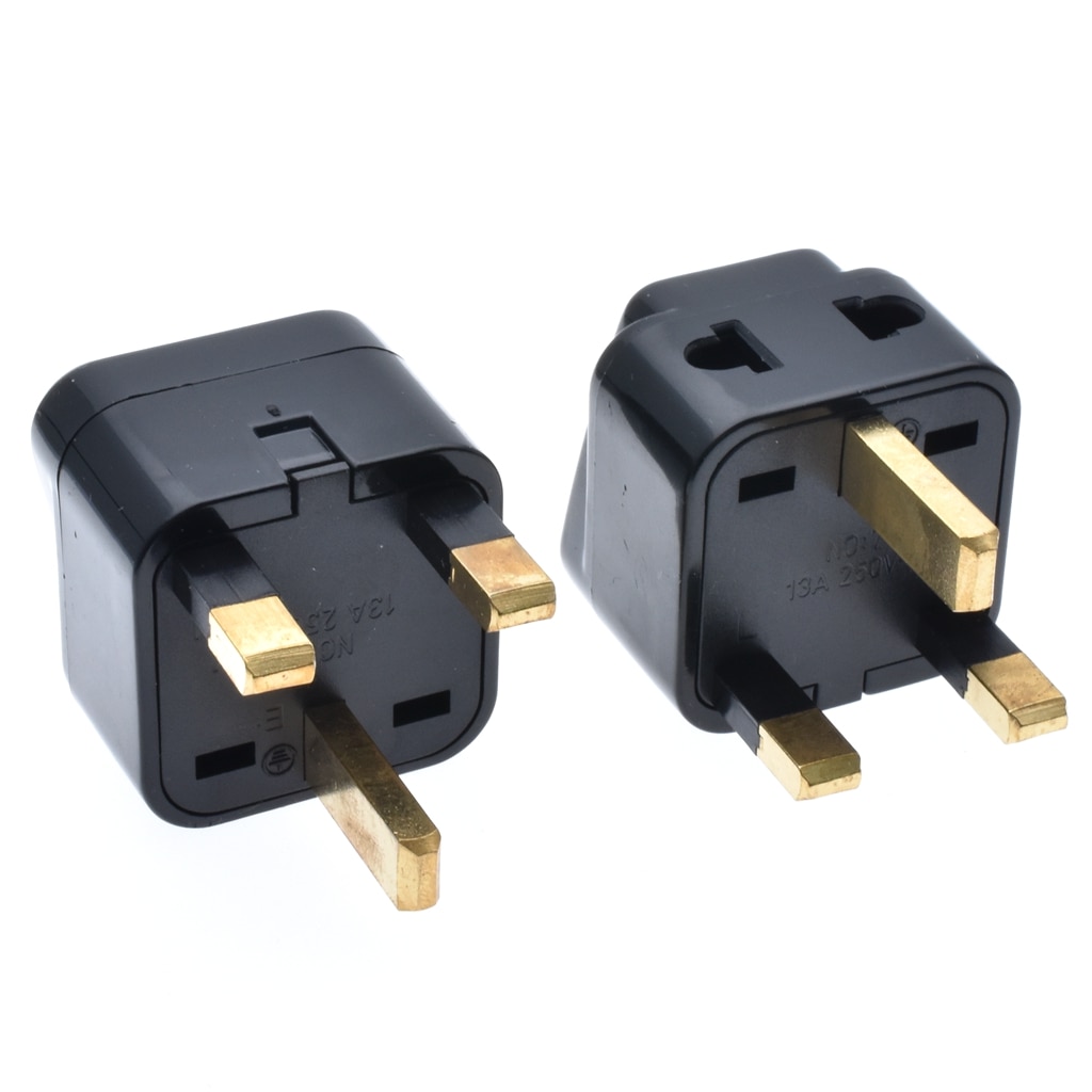UK Universal Travel Adapter,worldwide Power plug to BS1363-A plug,BS plug to Universal Outlet Socket.