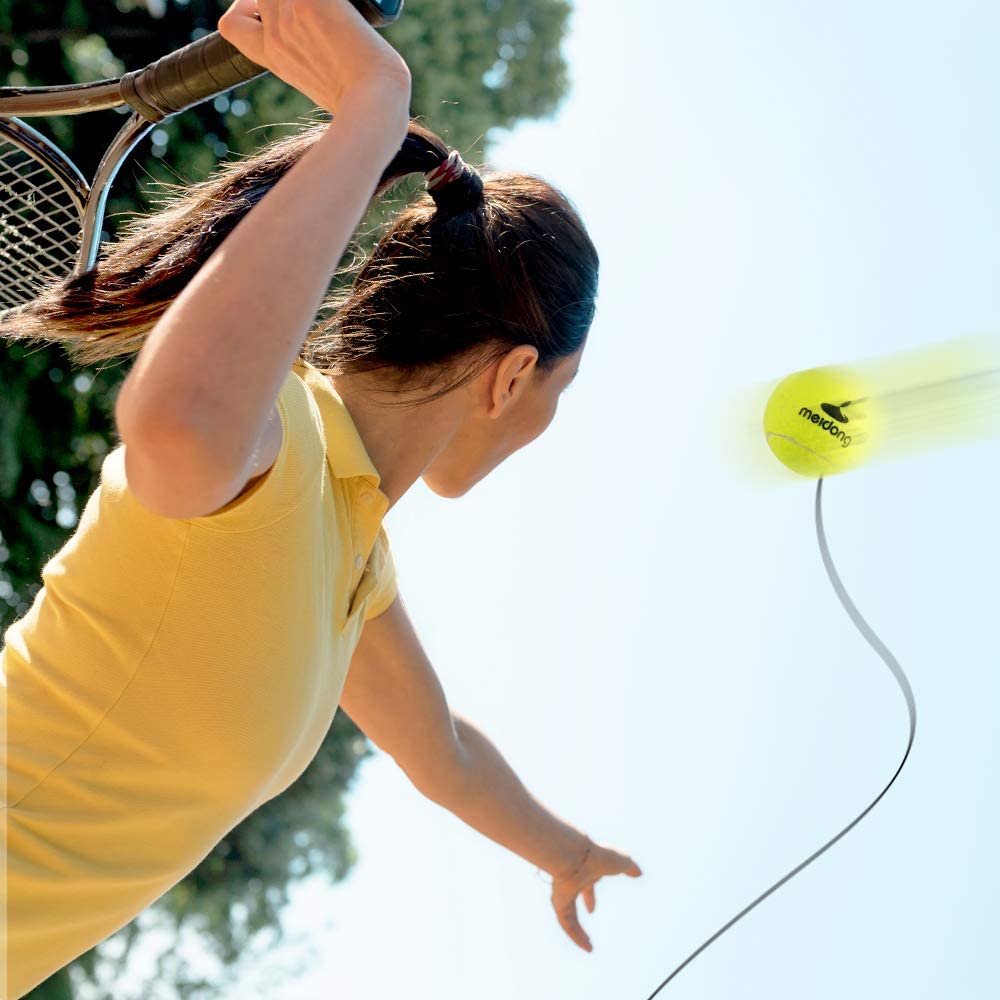 Tennis Training Device with Ball Single Training Device Practice Self-Duty Tennis Self-learning Rebound Device Sparsring Device