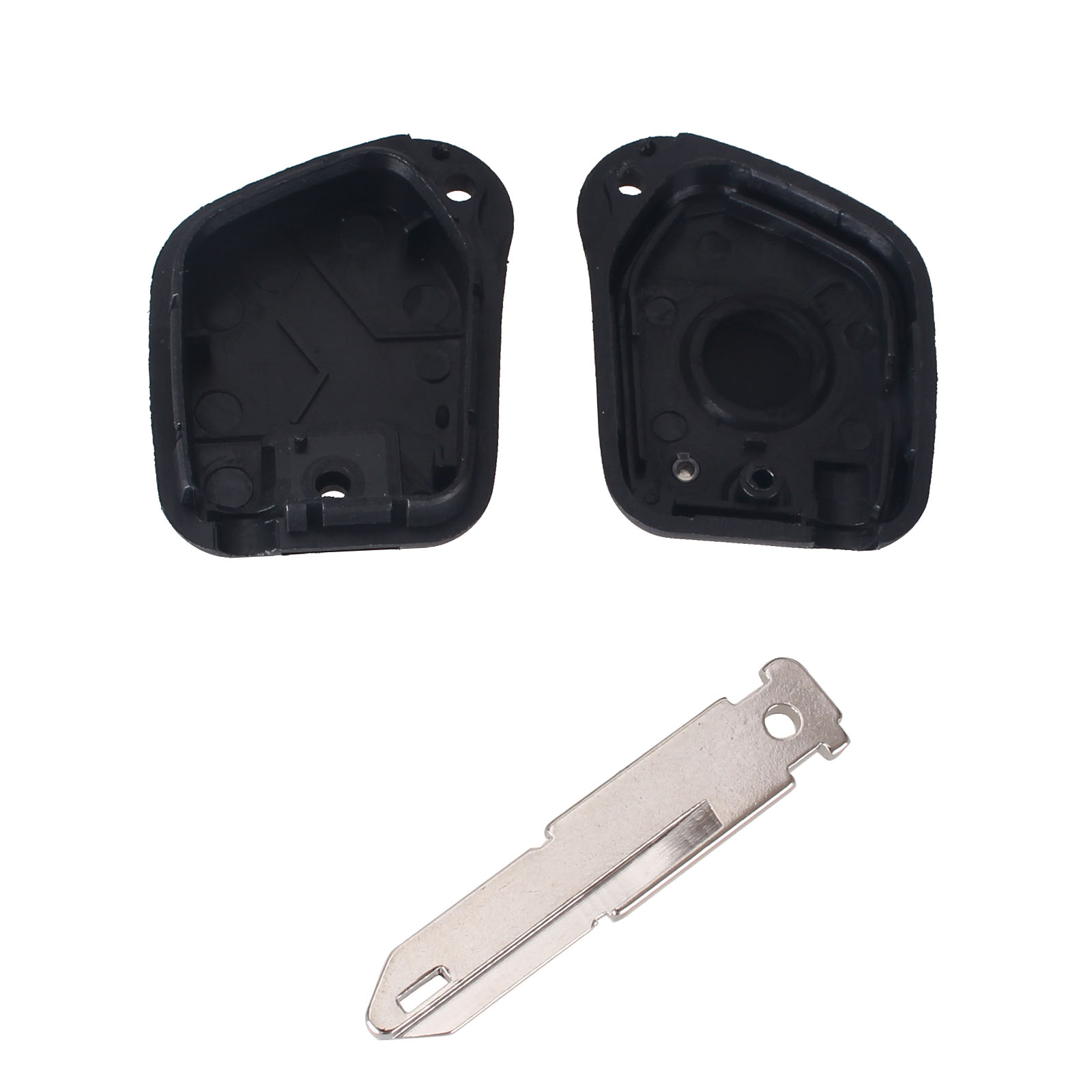 Keyyou 1 knap nøgle fjernbetjening biltaske skal fob til peugeot 106 205 206 306 405 406 reparation
