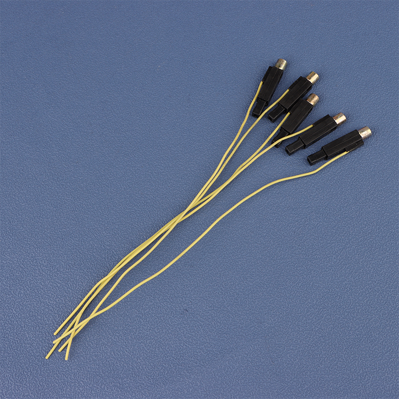 5 stücke 6*6*35mm Piezoelektrischen Feuer Draht Kupfer Kappe Elektronische Zünder Spray Leichter Herd Ersatzteile