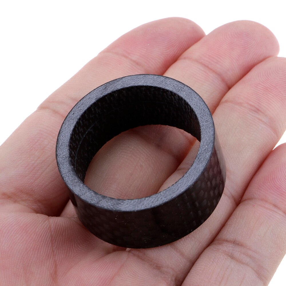 15mm Spacer Stem Full Carbon Fiber Replacement Bike For 1-1/8" (28.6mm) Black 3k Glossy