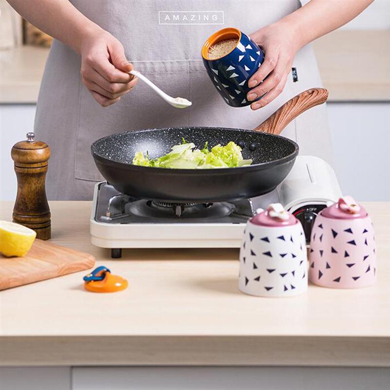 Butelki z przyprawami ceramiczne kreatywne butelki robić przechowywania soli pojemniki robić przechowywania przypraw robić kuchni domowej