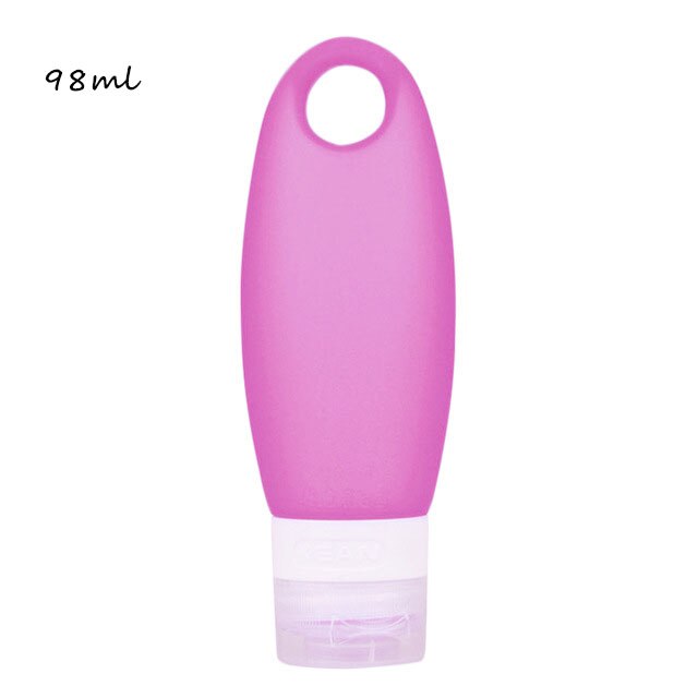 55ml Silicone Sauce Squeeze Bottle ,Salad Dressing Containers,Portable Soft Leak Proof Squeezable Bottle for Salad Sauce: 98 ml Pink